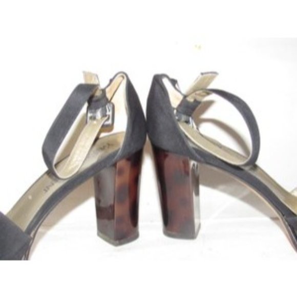 Saint Laurent MOD Black w Tortoise Shell Open Toe - Picture 7 of 12